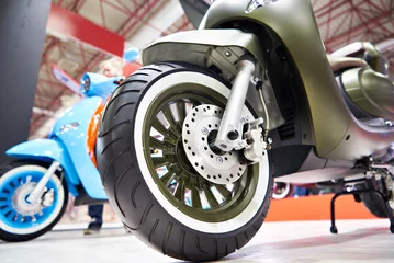 Rollo Scooter wheel at exhibition © Sergey Ryzhov