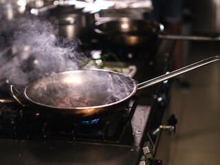 chef cooking for a celebration