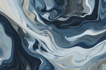 Abstract design featuring a mix of light and dark azure paint, Generative ai