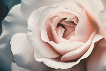 Tender rose stylized acrilic drawing art background ai generated