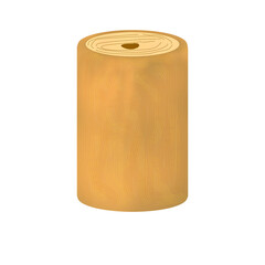 wooden log
