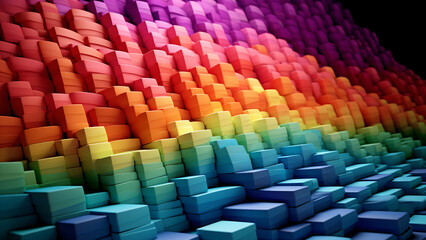 abstract colorful wallpaper, generative ai