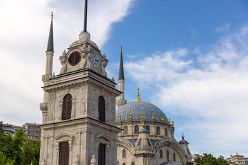 Fototapeta na wymiar Ottoman Building's Nusretiye Mosque, Tophane, Istanbul