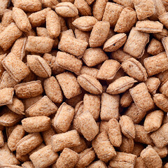 Chocolate Pillow Cereals Background