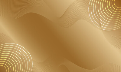 Gold pastel lines abstract background. gold geometric. gradient.