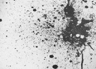 Obraz premium black grunge ink splash and drops wallpaper