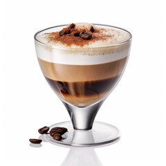 A cup of coffee, barista, latte, 