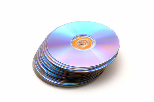 Compact discs stack