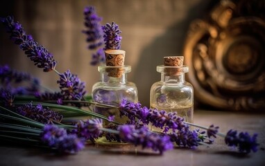 Treat your senses to the calming properties of lavender. AI generated