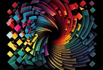 Amazing abstract background with a bold geometric design, Generative ai