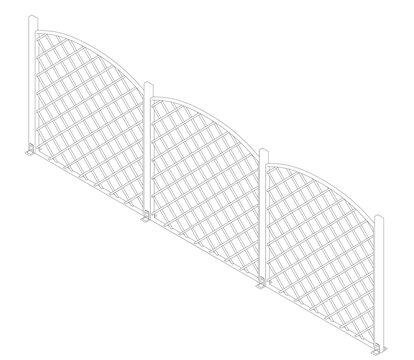 recommend clip art: Contour Chain link fence. Metal Wire Fence. Outline Wire grid construction. Creative vector illustration of chain link fence wire mesh steel metal..