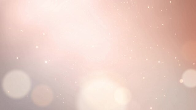 Glittering pink motion effect particles bokeh. abstract Shimmering flow animated bright gradient background.