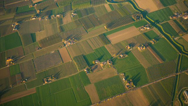 lot samolotem piękne widoki morze 