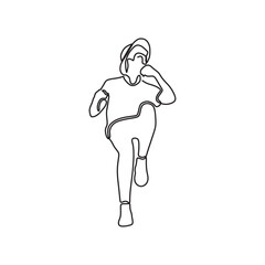 a outline human graphic conceptual draw