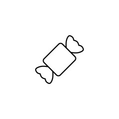 Candy line icon, sweetness logo vector