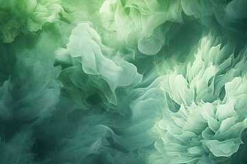 Soft wave elegant nature green texture Generative AI