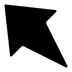 up left glyph icon