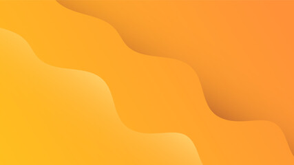 Modern Abstract Background with Motion Wave and Orange Yellow Gradient Color