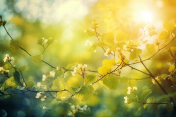 Abstract spring background, Generative ai