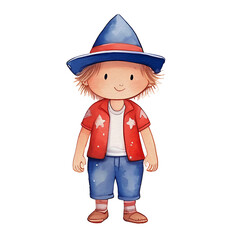 Fourth of July Kids Costume Elements