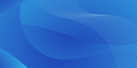 abstract blue wave background for business