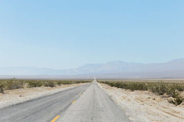 Death valley road, USA.