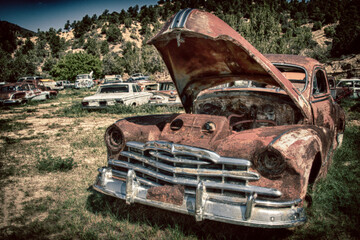 rottami di Auto vintage americane 
