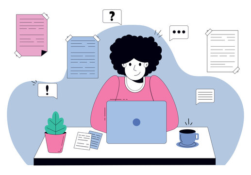 Education concept vector illustrations of distance web learning. Design to online education platform, master classes and language classes, video call, educational webinar, personal tutor courses.