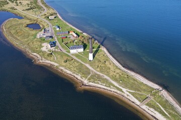 Sorve Lighthouse, located on Saaremaa island in Estonia