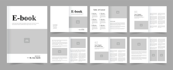 Minimal eBook Layout Template