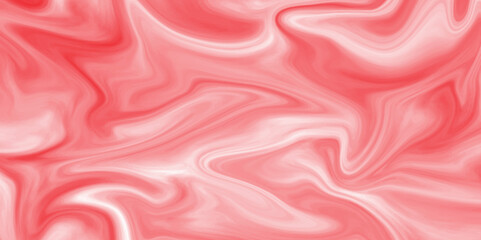 Abstract beautiful red swirl liquid background. acrylic liquid textures with spots and splashes of color paint. colorful marble pattern of the blend of curves .colorful marble surface.
