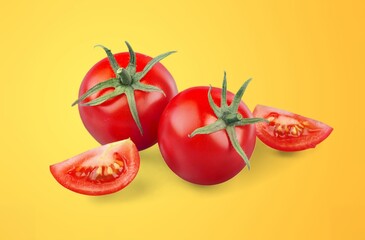 Tasty fresh ripe cherry tomato