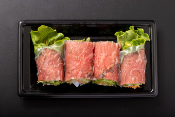 ローストビーフの生春巻き