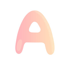 A-Z 0-9 pastel