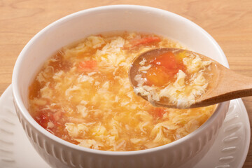 トマトと卵のスープ