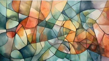 Abstract alcohol ink background, luxury dreamy illustration with beautiful color palette, minimal painting design for wallpaper or print, creative hand drawn art, watercolor or oil - Generative ai