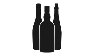 wine bottle logo