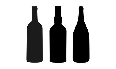 wine bottle logo