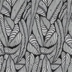 black and white seamless pattern