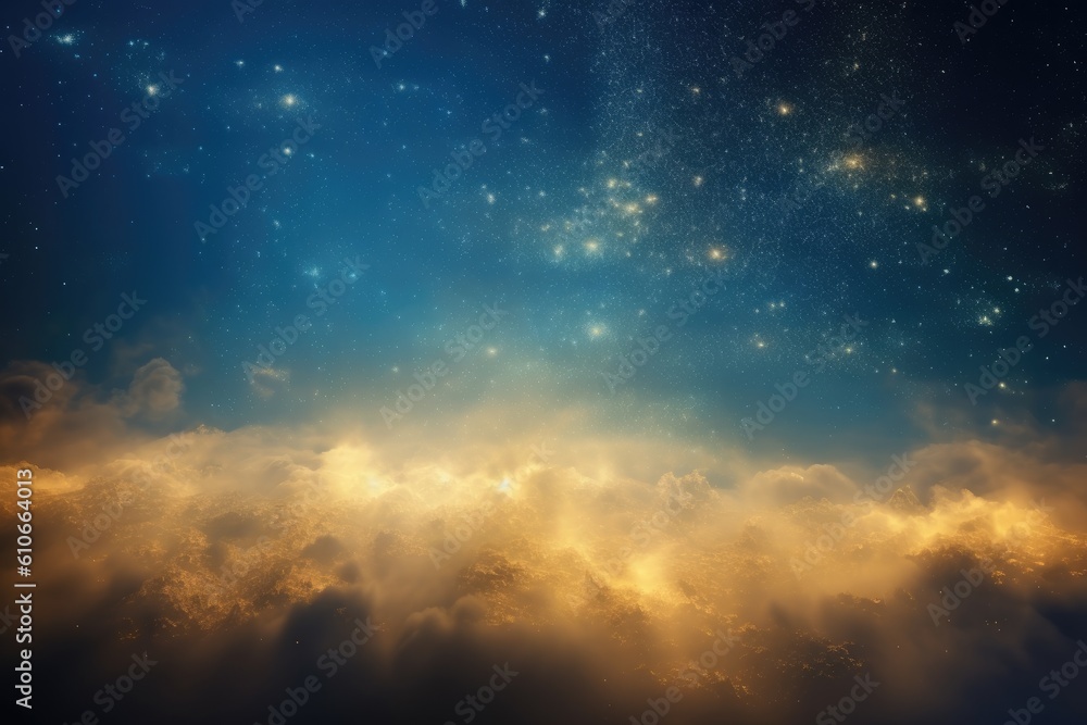 Canvas Prints space galaxy background. generative ai.