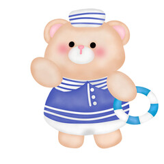 teddy bear marine navy