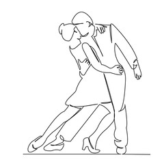 man and woman dancing