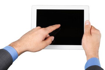 Businessman Using a Tablet