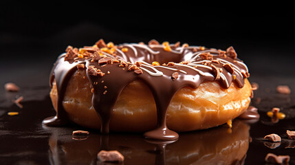 Delicious donut food