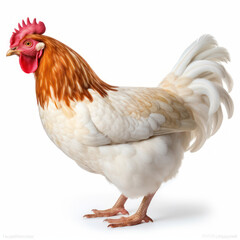 Fototapeta premium rooster chicken isolated on white background