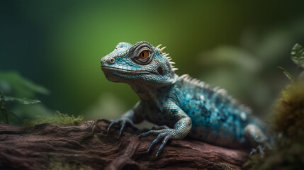 Obraz premium pequeno lagarto dragão 