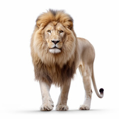Obraz premium lion isolated on white background