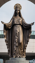 est&aacute;tua de nossa senhora aparecida, f&eacute; crist&atilde; 
