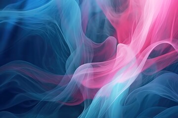 Obraz premium abstract pastel pink and blue smoke background. generated ai
