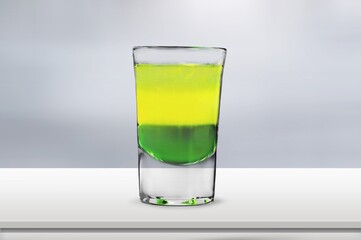 Tasty fresh sweet iced tea in glass